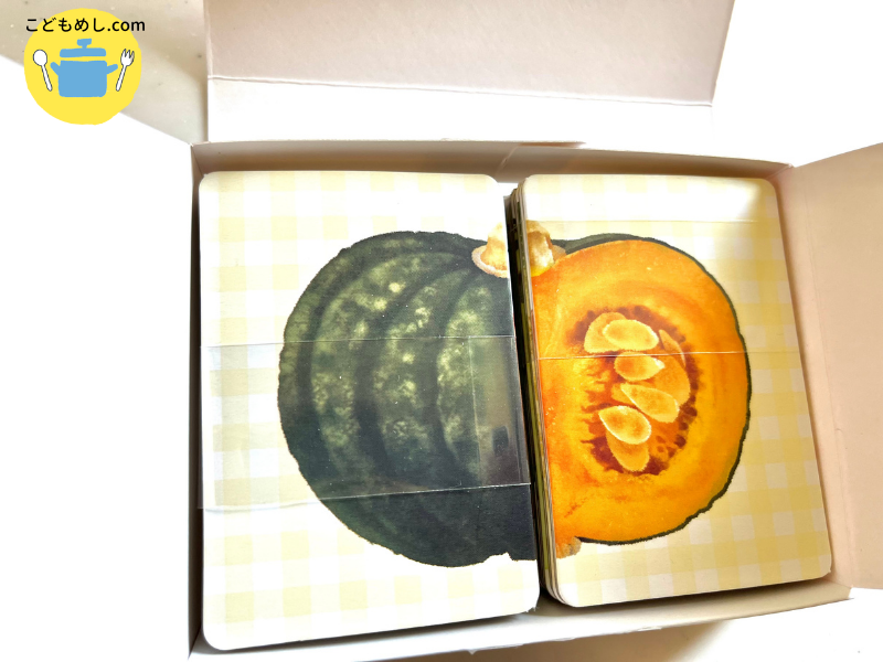 キャンドゥ やさいだんめんカード くだものだんめんカードで遊ぼう こどもめし Com